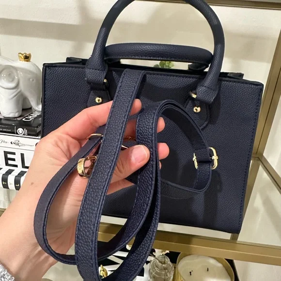 Navy Blue Handbag - Picture 10 of 15